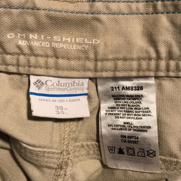 Columbia Omni Shield Advanced Repellency Pants - Picture 6 of 8